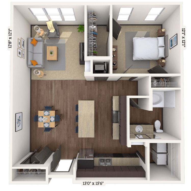 Floorplan image of unit 044-4103