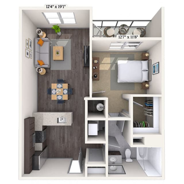 Floorplan image of unit 2400-329