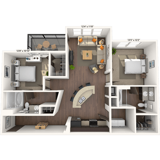 Floorplan image of unit 011212