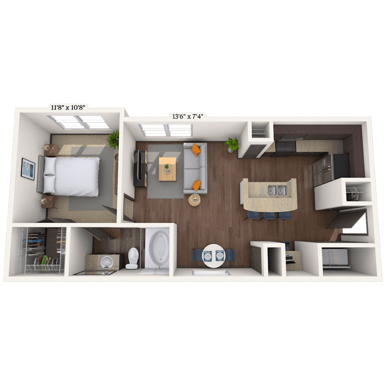 Floorplan image of unit 011203