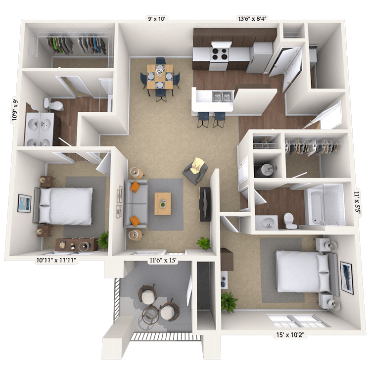 Floorplan image of unit II 24115231