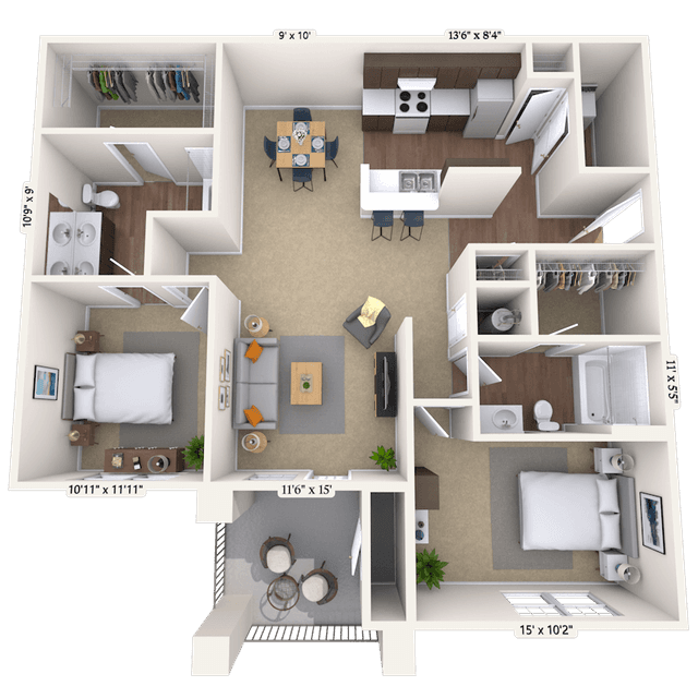 Floorplan image of unit II 24115233