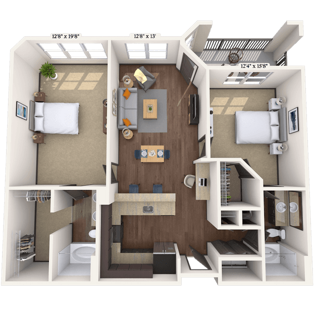 Floorplan image of unit 5-5307