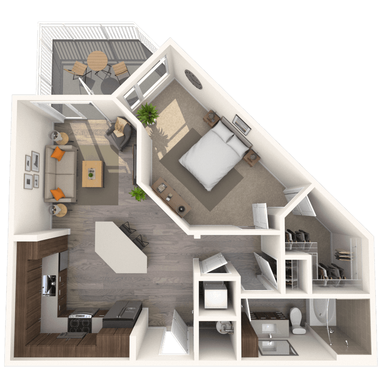 Floorplan image of unit 334