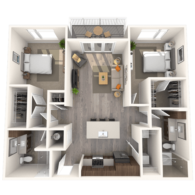 Floorplan image of unit 510
