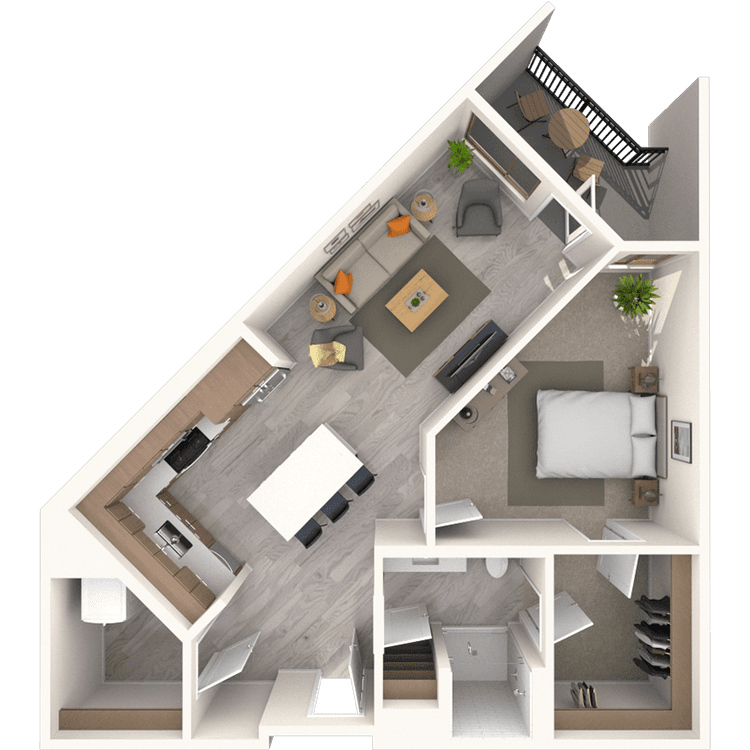 Floorplan image of unit 571