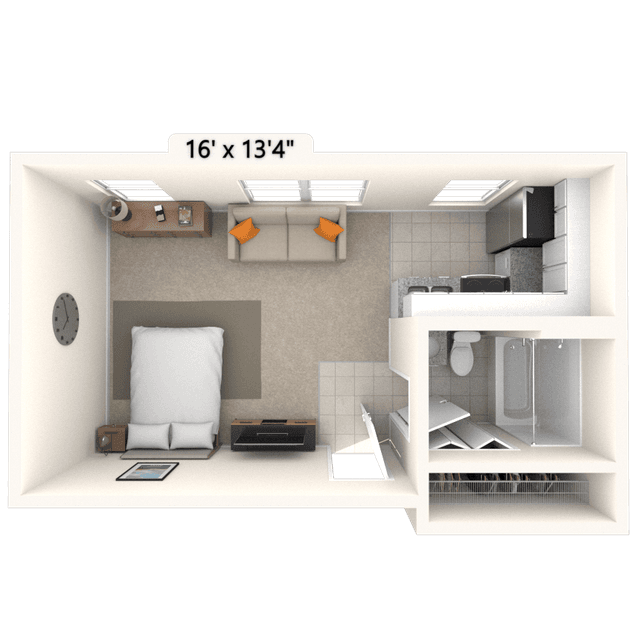 Floorplan image of unit II 111