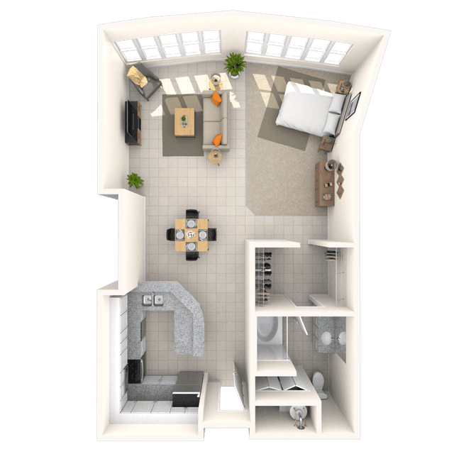 Floorplan image of unit I 227
