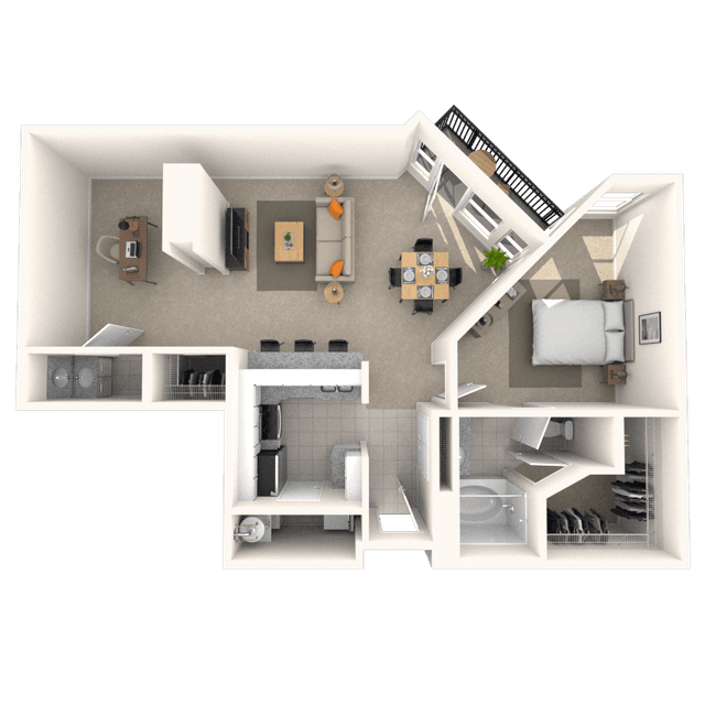 Floorplan image of unit III 124
