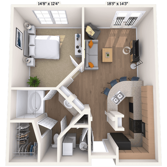 Floorplan image of unit I 178