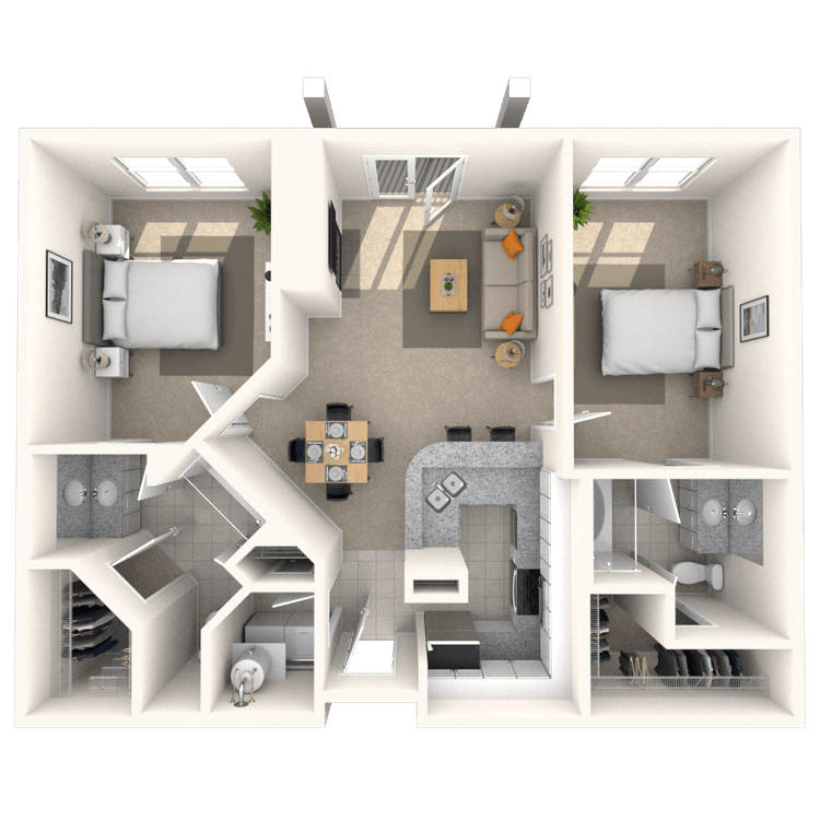 Floorplan image of unit I 362