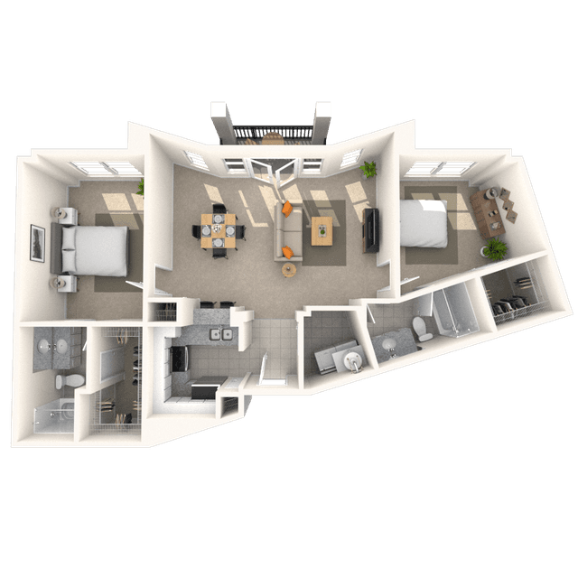 Floorplan image of unit II 368