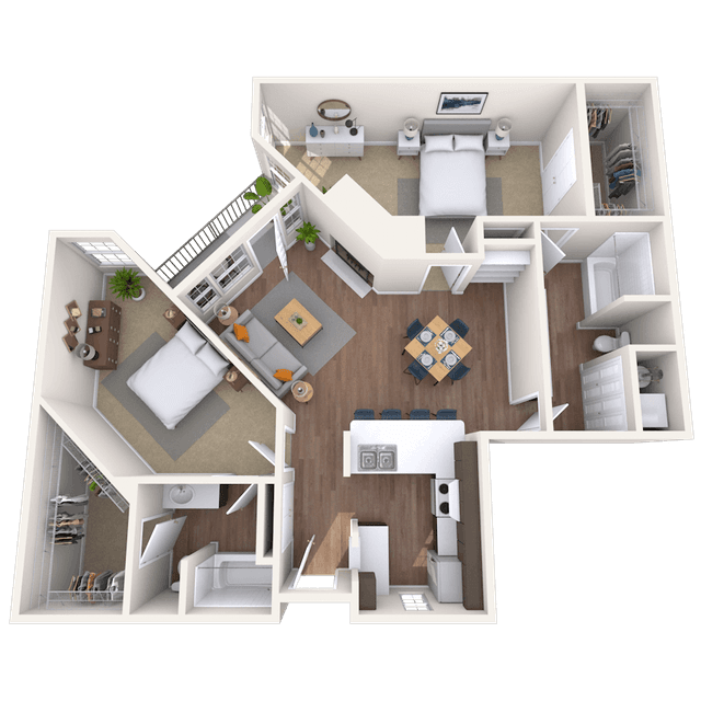 Floorplan image of unit III 224