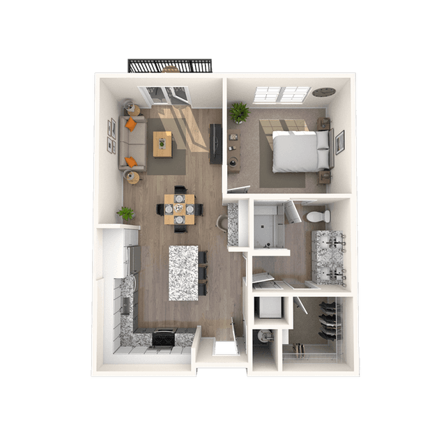 Floorplan image of unit 4215