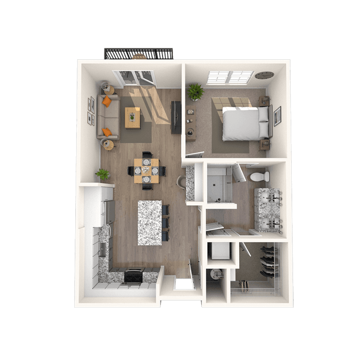 Floorplan image of unit 5311
