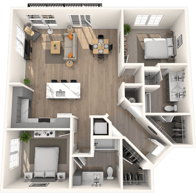 Floorplan image of unit 5202