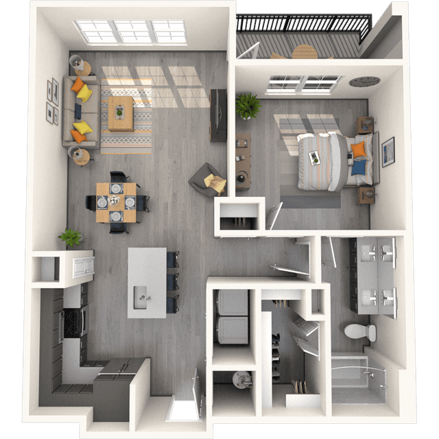 Floorplan image of unit 8205