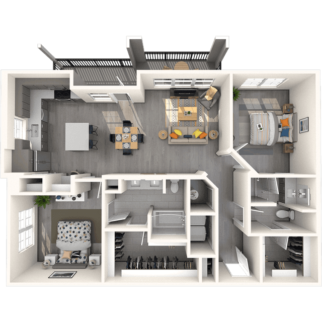 Floorplan image of unit 5108