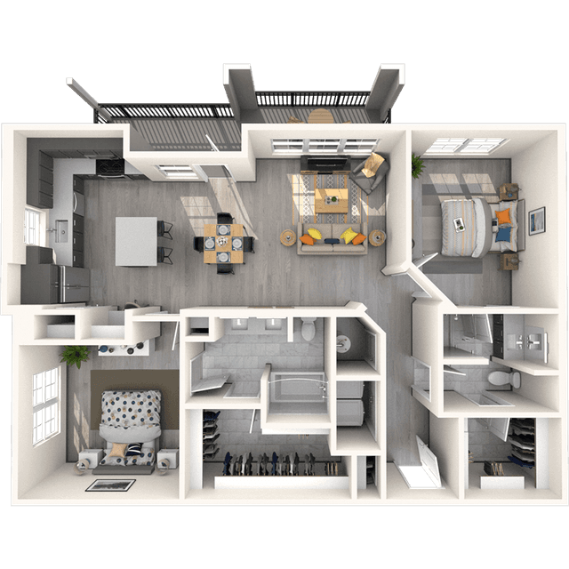 Floorplan image of unit 8108