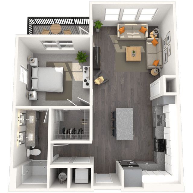 Floorplan image of unit 1101