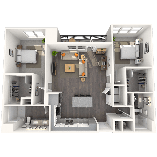 Floorplan image of unit 5114