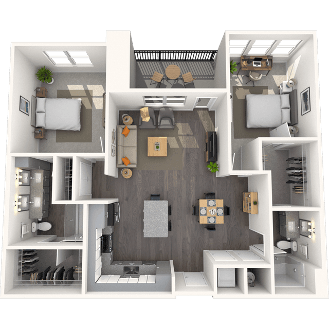 Floorplan image of unit 5219