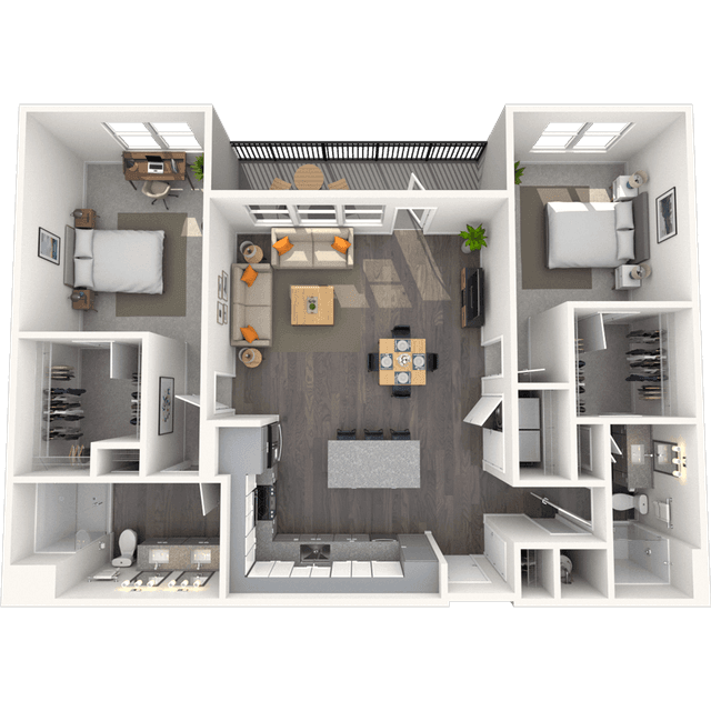 Floorplan image of unit 5224