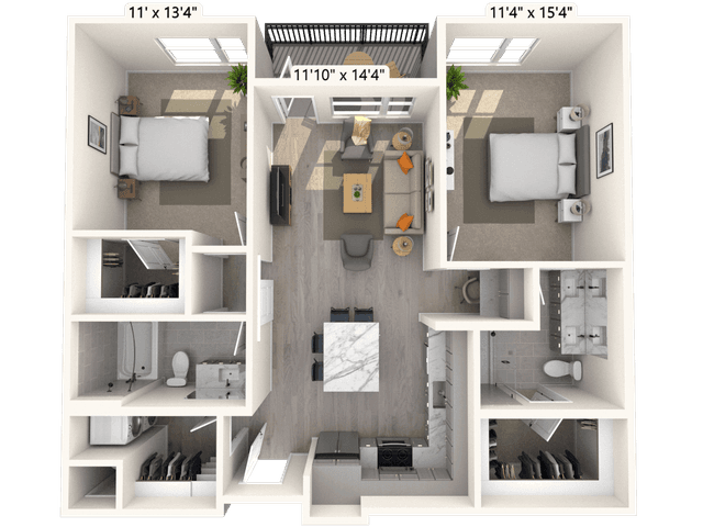 Floorplan image of unit A-503