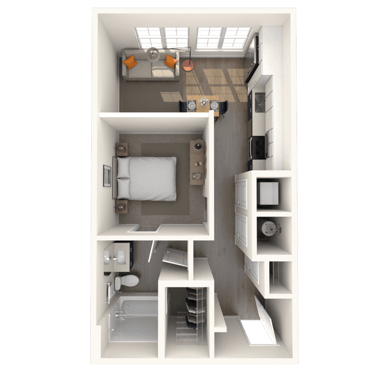 Floorplan image of unit 378