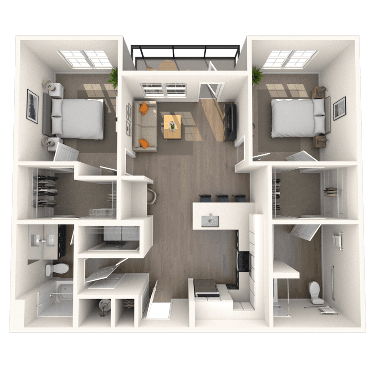 Floorplan image of unit 481