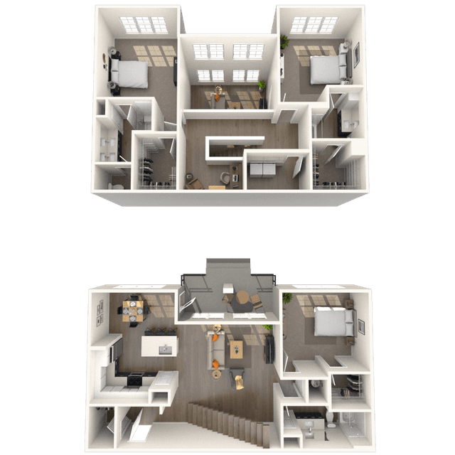 Floorplan image of unit 114
