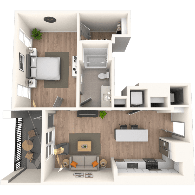 Floorplan image of unit 1328