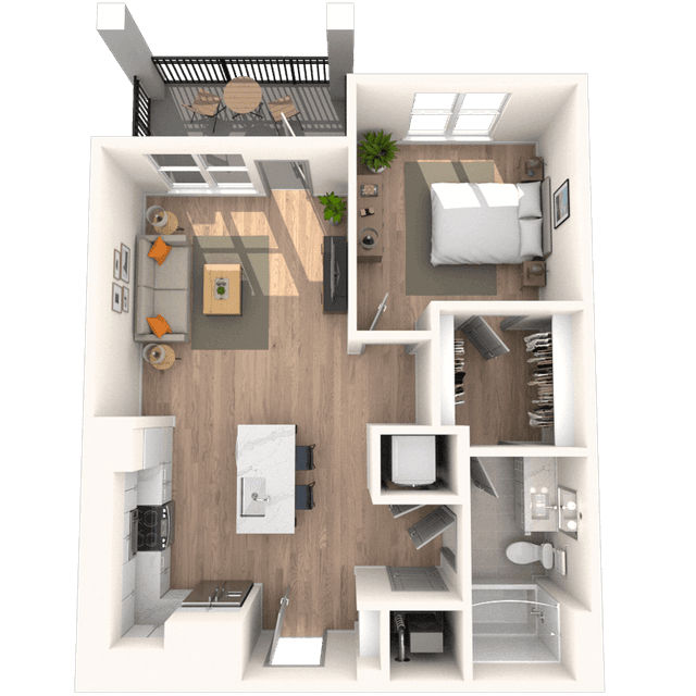 Floorplan image of unit 3429