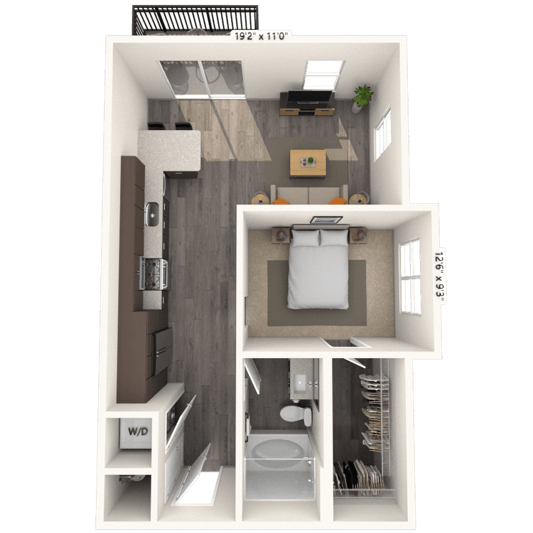 Floorplan image of unit 5415