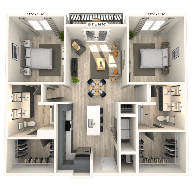 Floorplan image of unit 5033