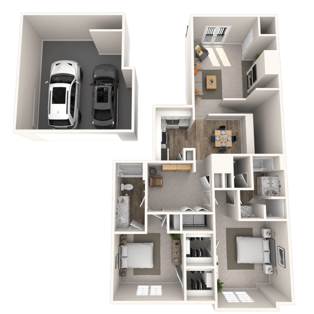 Floorplan image of unit 302