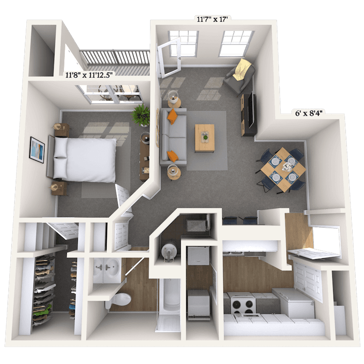 Floorplan image of unit 1310