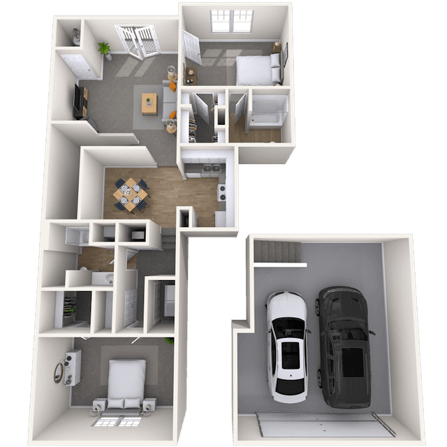 Floorplan image of unit 606