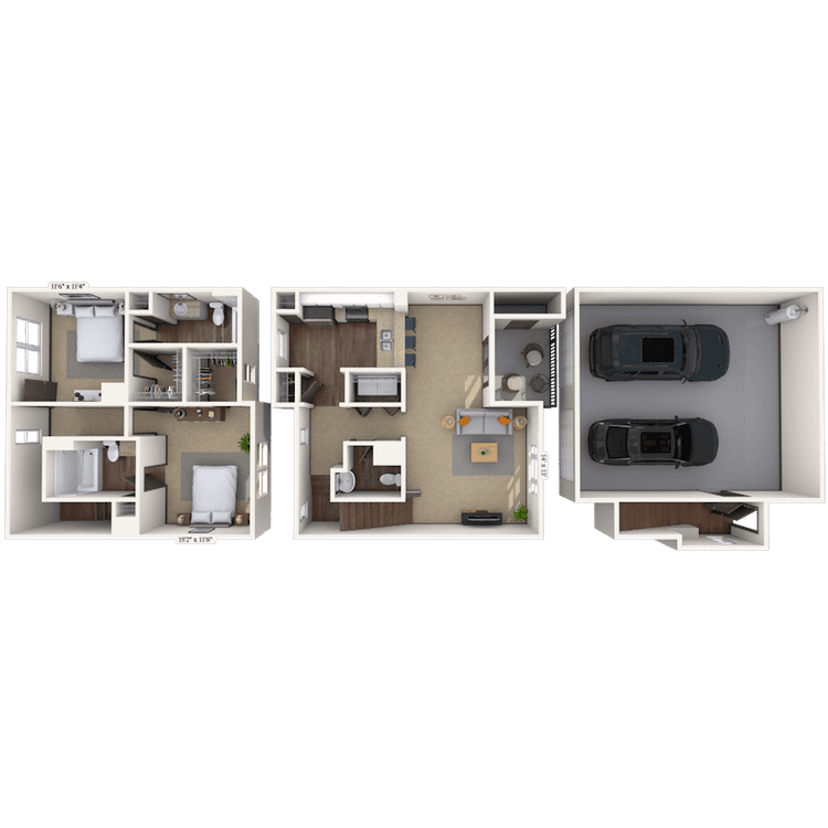 Floorplan image of unit 3401MS