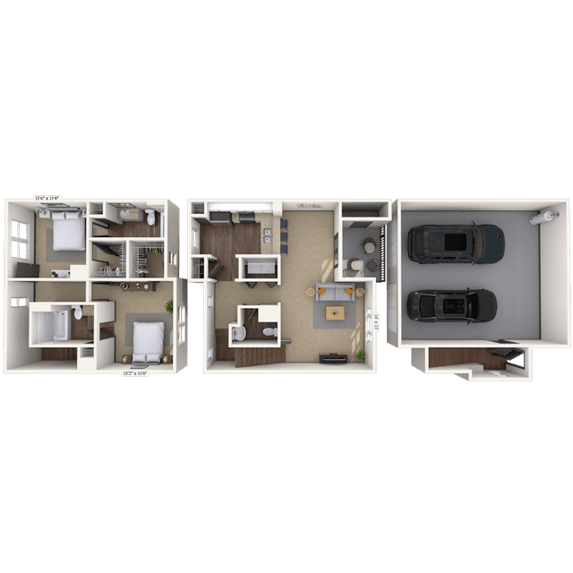 Floorplan image of unit 3419MS