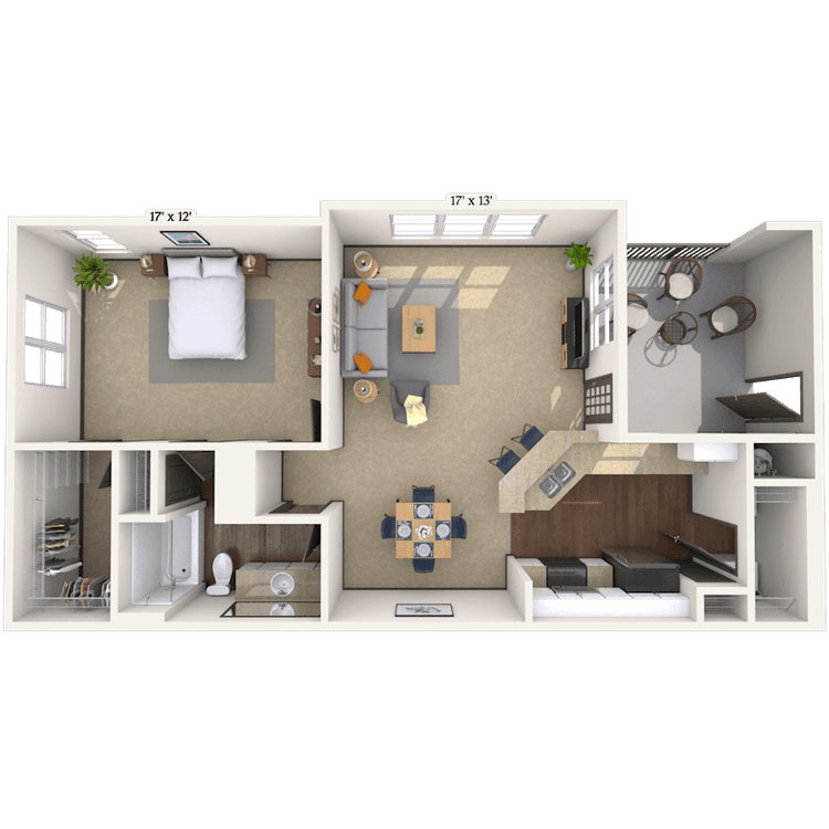 Floorplan image of unit 3472MS