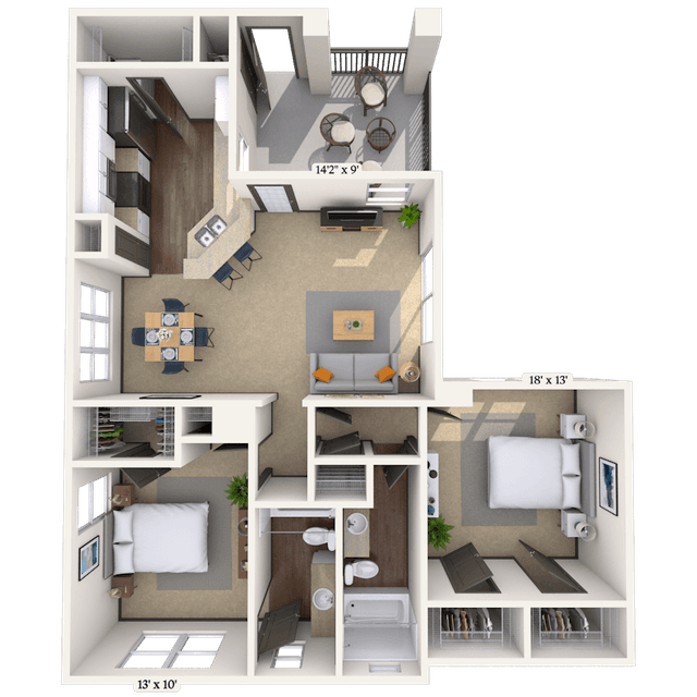 Floorplan image of unit 3478MS