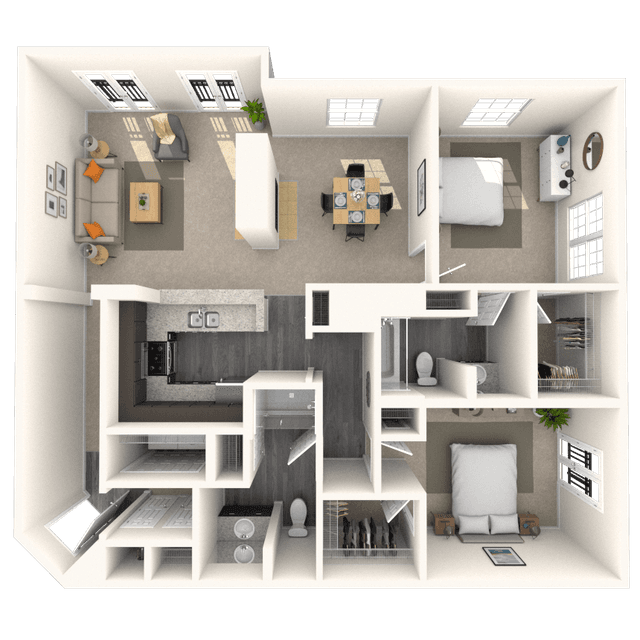 Floorplan image of unit 4852CV2
