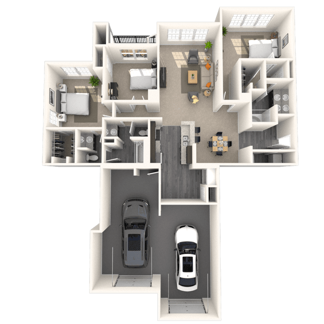 Floorplan image of unit 7007GT1