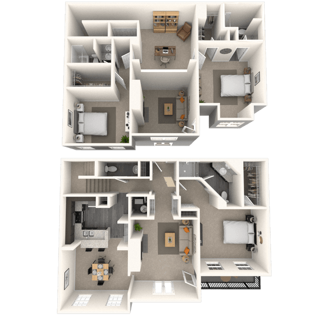 Floorplan image of unit 6810PP3