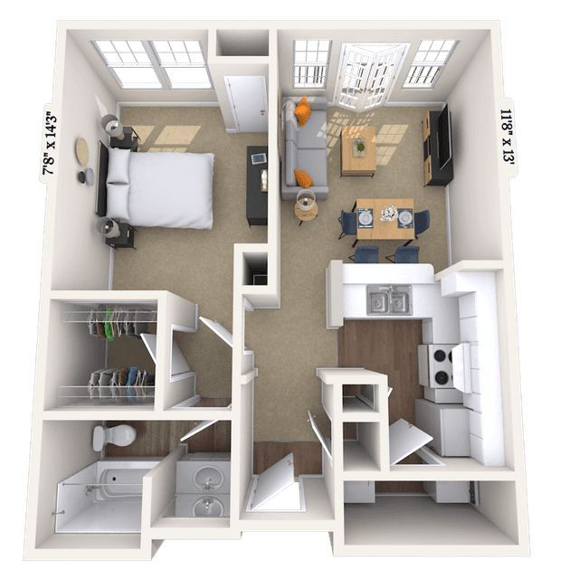 Floorplan image of unit 1002