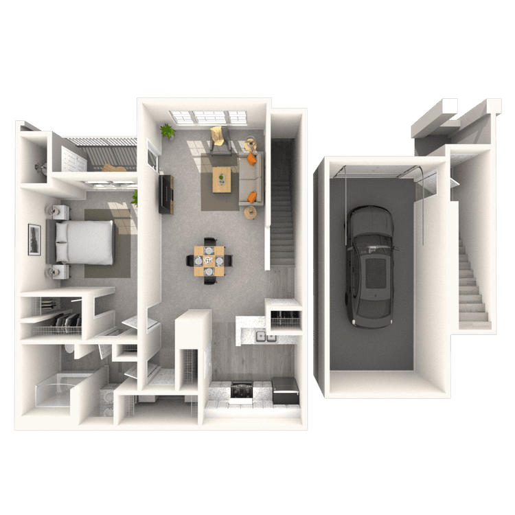 Floorplan image of unit 1008