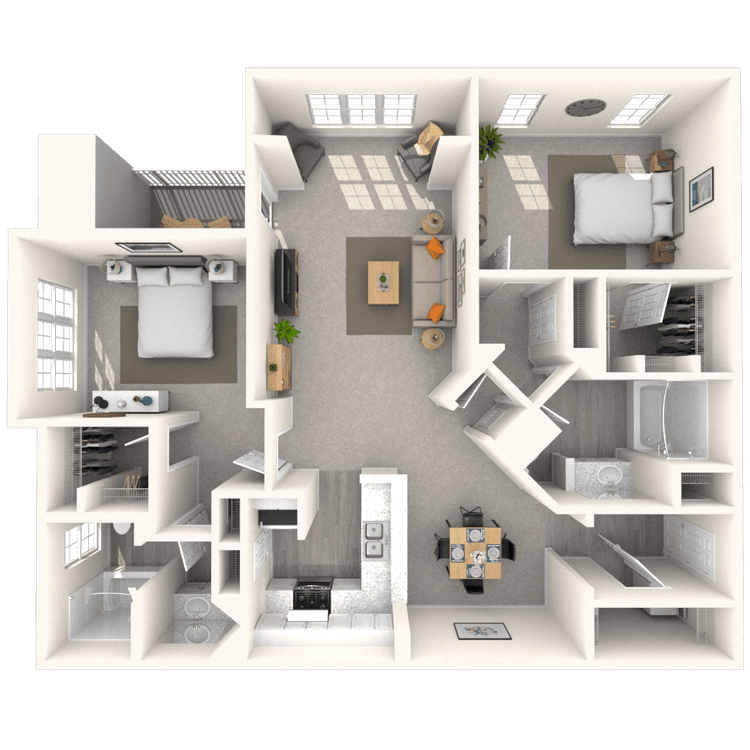 Floorplan image of unit 1180