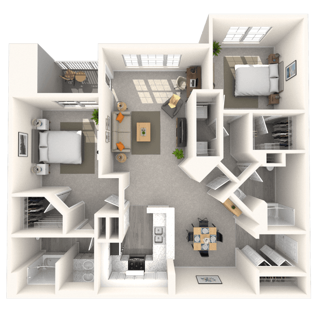 Floorplan image of unit 1535