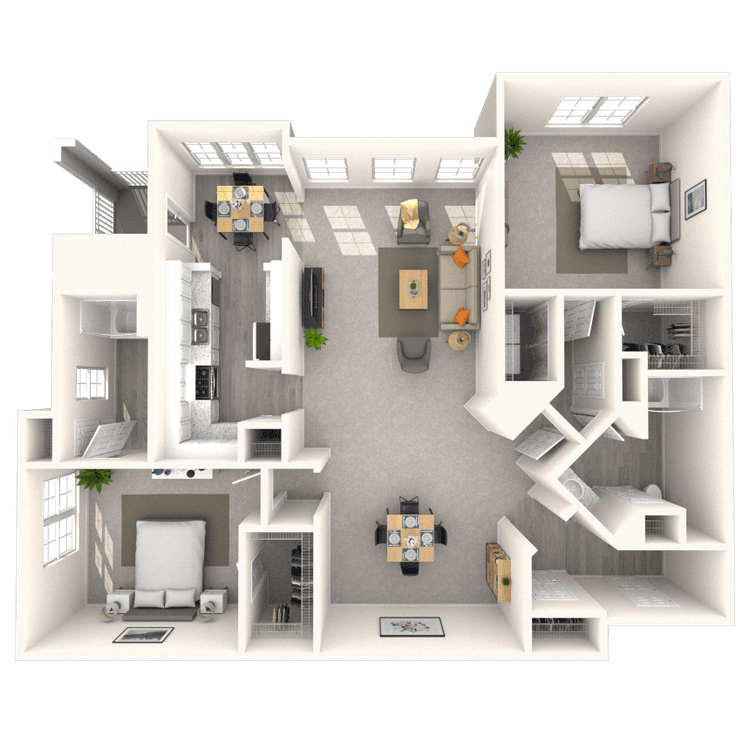 Floorplan image of unit 1561